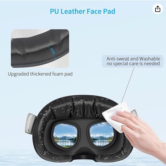 NEW Meta/Oculus Quest 3S Virtual Reality Face Pad - Picture 3 of 4